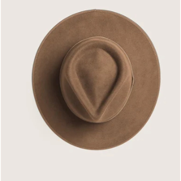 Will + Bear Calloway Tan Brown Widebrim Fedora main image 6